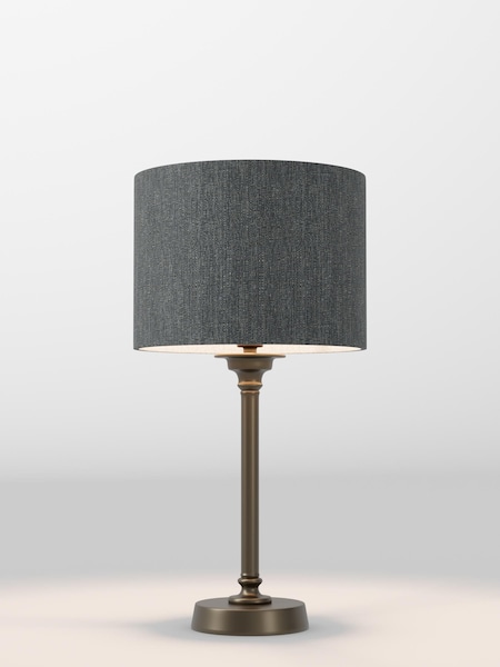 Charcoal Grey Tweedy Lamp Shade (F80311_F68887) | £32 - £38
