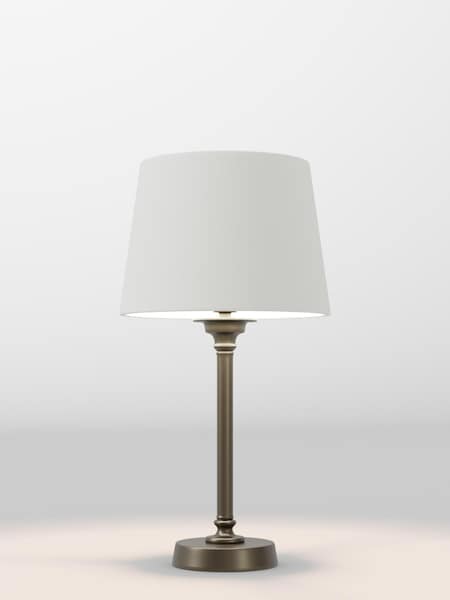 Mid Natural Velvet Lamp Shade (F80311_F68888) | £32 - £38