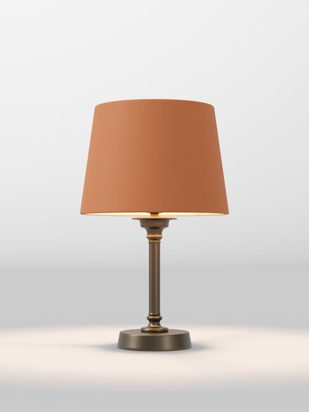 Orange Velvet Lamp Shade (F80311_F68896) | £32 - £38
