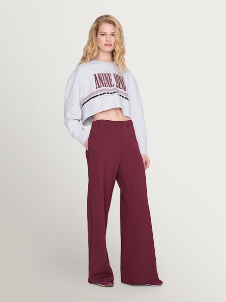 Red - Kacey Sweatpant In Burgundy