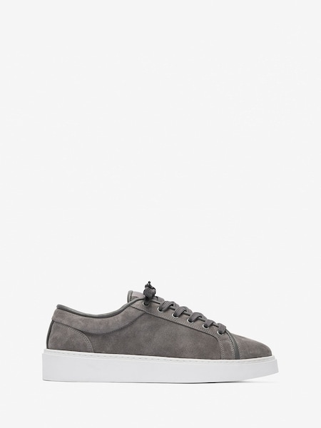 Grey - Regular Suede Eton Trainers