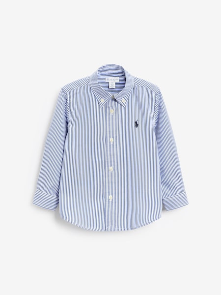 Blue/White Baby Stripe Oxford Shirt (496457) | £55
