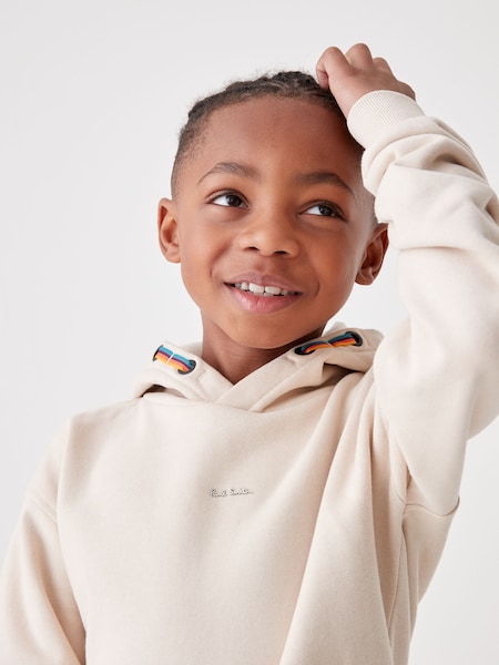 Boys Natural Signature Pullover Hoodie (535375) | £32