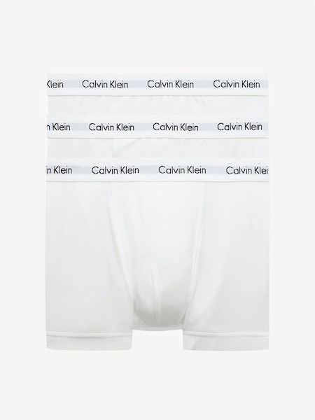 White Classic Stretch Trunks 3 Pack Boxers (654715) | £42