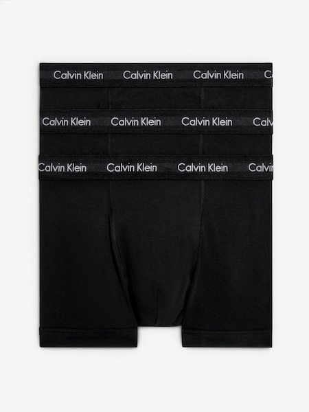 Black Classic Stretch Trunks 3 Pack Boxers (705646) | £42