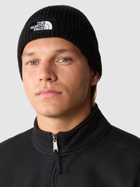 Black Logo Box Cuffed Beanie (905750) | £28