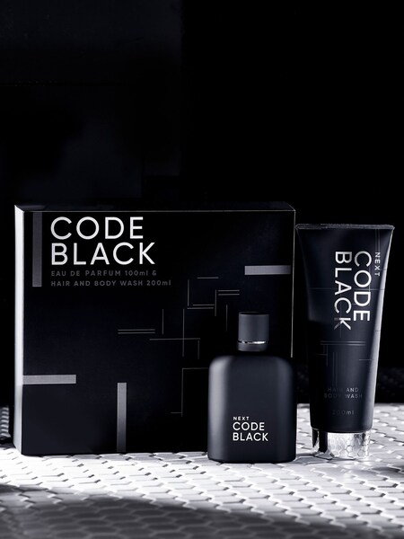 Code Black 100ml Eau De Parfum And Body Wash 200ml Gift Set (A49339) | £20