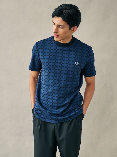Geometric Jacquard T-Shirt (AA4215) | £80