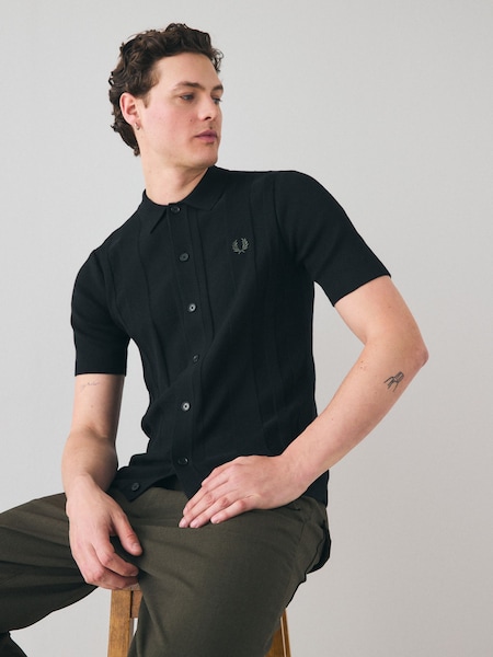 Button Through Short Sleeves Shirt (AA4244) | £130