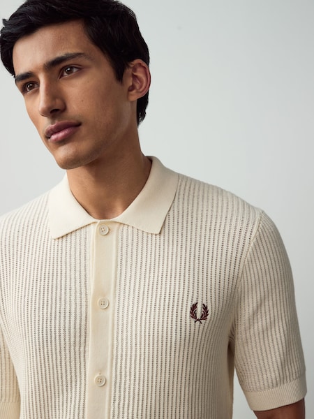 Ribbed Knitted Shirt (AA4245) | £120