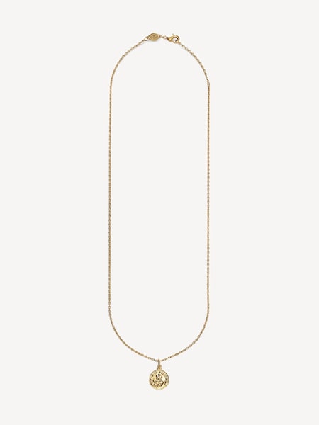 Gold Tone Forget Me Not Necklace (AC1220) | £110