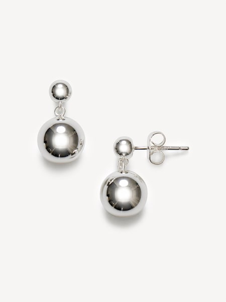 Silver Tone Sterling Silver Drop Earrings (AC1224) | £75