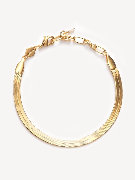 Gold Tone Snake Charmer Bracelet (AC1232) | £75
