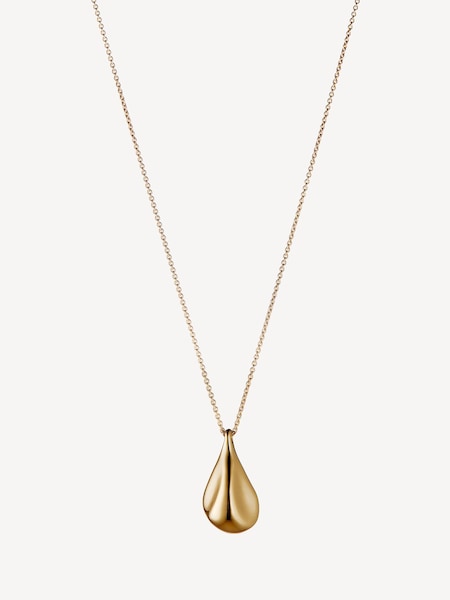Gold Vermeil Fluid Pebble Necklace (AC1800) | £250