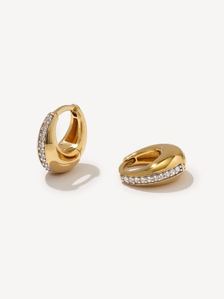 Gold Vermeil Mini Graduated Hoops (AC1803) | £150