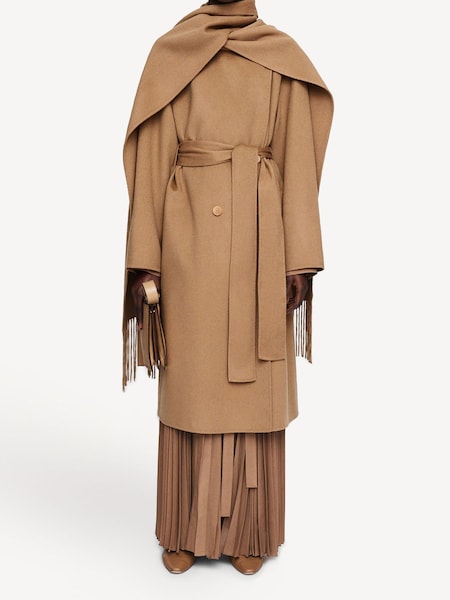Brown Lepage Double Face Wrap Coat (AC5312) | £620