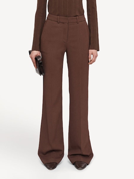 Brown Morissey Comfort Wide Leg Trousers (AC5315) | £445