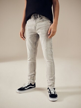 Light Grey Skinny Fit Stretch Jeans (3-17yrs)