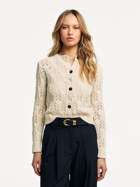 Cream Panaria Cardigan (AD2563) | £290