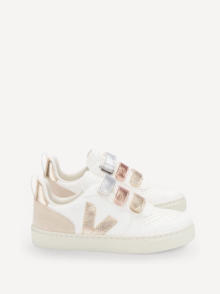 Small V-10 White Trainers (AD4343) | £95