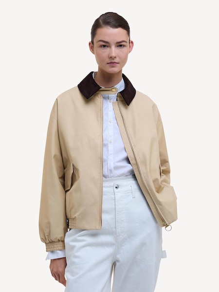 Barbour® x Alexa Chung Sand Anna Showerproof Jacket (AD5091) | £249