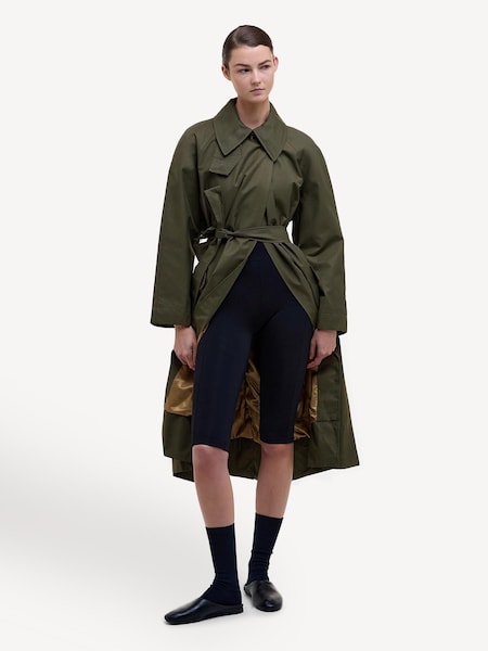 Barbour® x Alexa Chung Highland Olive Harley Showerproof Jacket (AD5096) | £349