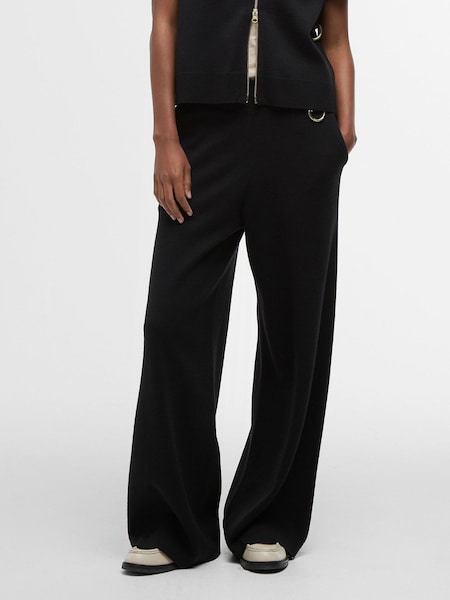 Black Re-Engineered Anise Knitted Trousers (AD5102) | £139