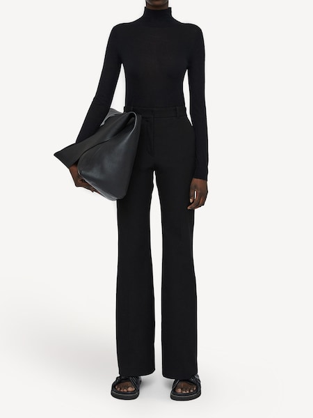 Black Cashmere High Neck Jumper (AD5320) | £315