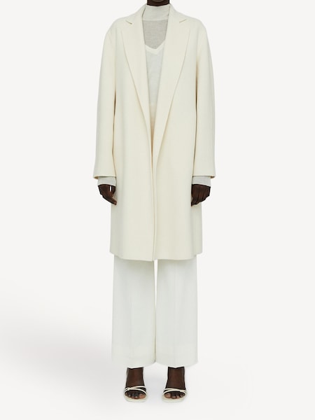 White Cashmere Cenda Long Coat (AD5399) | £975