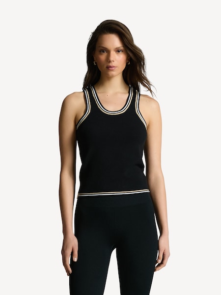Black Mimi Knit Tank (AD6886) | £90