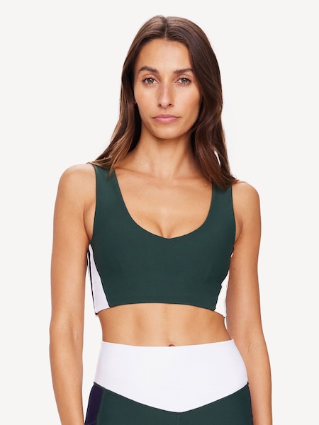 Green Playoff Isaac V-Neck Bra (AD6913) | £70
