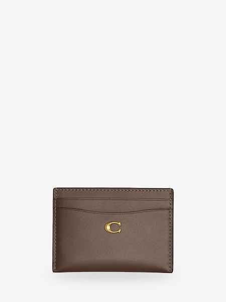Brown Refined Calf Leather Essential Card Case (AD7193) | £75