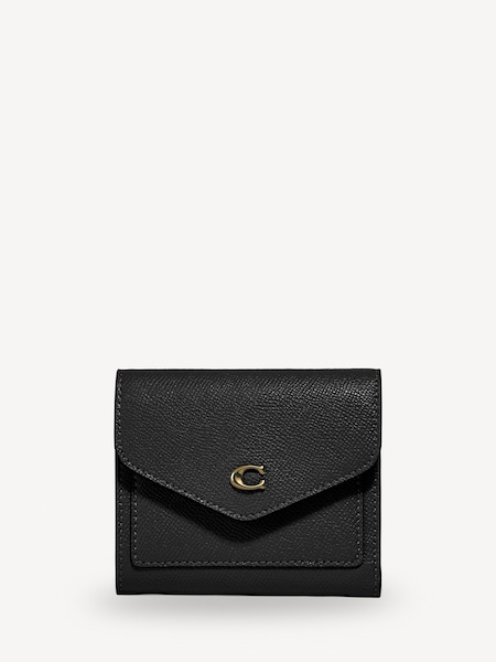 Small Crossgrain Leather Wyn Black Wallet (AD7202) | £125