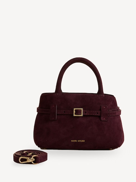 Merlot Suede Le Cambon 20 Bag (AD8890) | £405