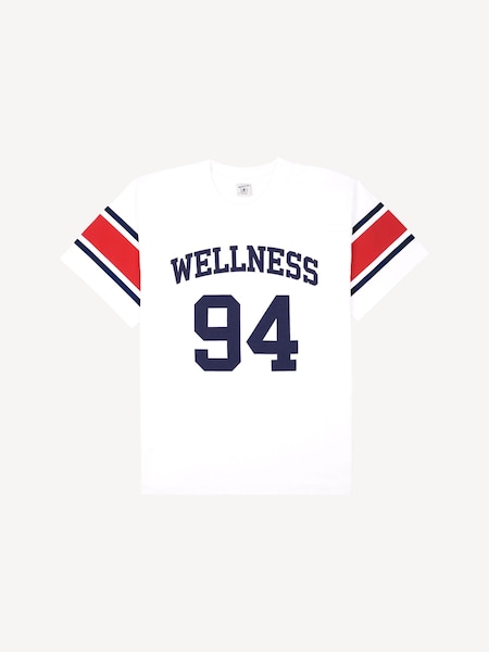 White Wellness 94 Rugby T-Shirt (AF5891) | £88