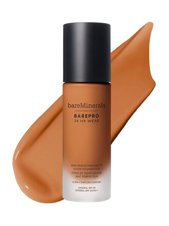 bareMinerals Barepro 24Hr Wear Skinperfecting Matte Liquid Foundation Spf20 - Med. Deep 46 Warm