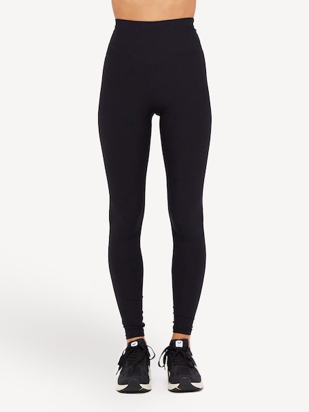 Black Peached 28In High Rise Leggings (AG2821) | £80
