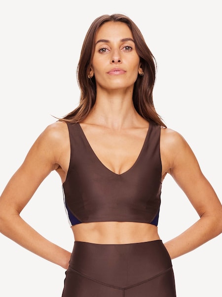 Varley Brown Icon Isaac Sports Bra (AG2827) | £80