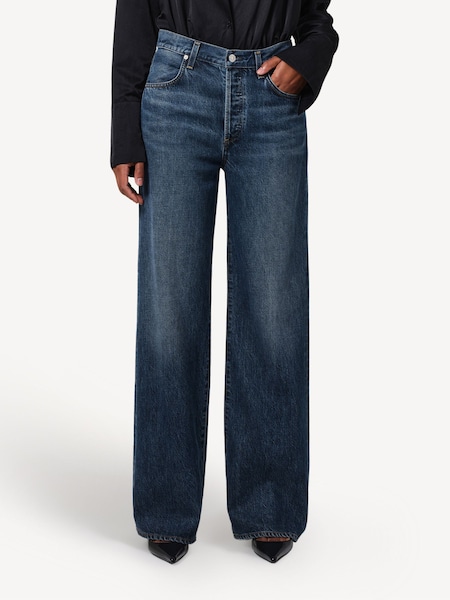 Blue Annina High Rise Wide Leg Jeans (AG5328) | £310