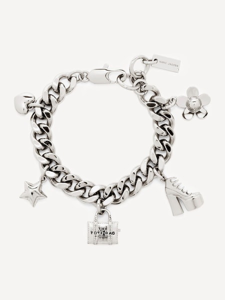 Silver Mini Icon Charm Bracelet (AG8862) | £140