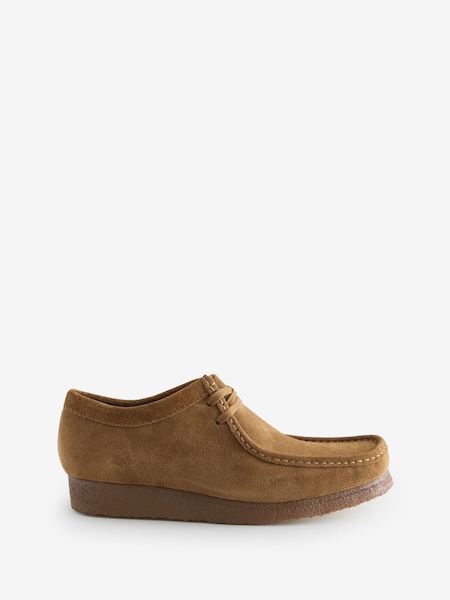 Brown Cola Wallabee Shoes (AJ4429) | £135