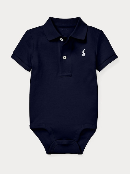 Blue Baby Boys Polo Bodysuit (AJ4937) | £49