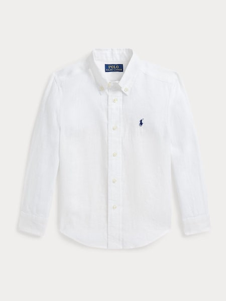 White Boys Linen Shirt (AJ4953) | £79 - £89