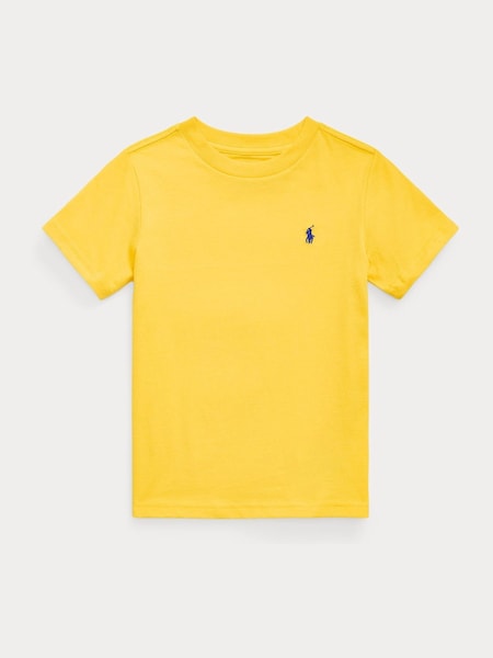 Yellow Boys Jersey Crewneck T-Shirt (AJ4959) | £42 - £45