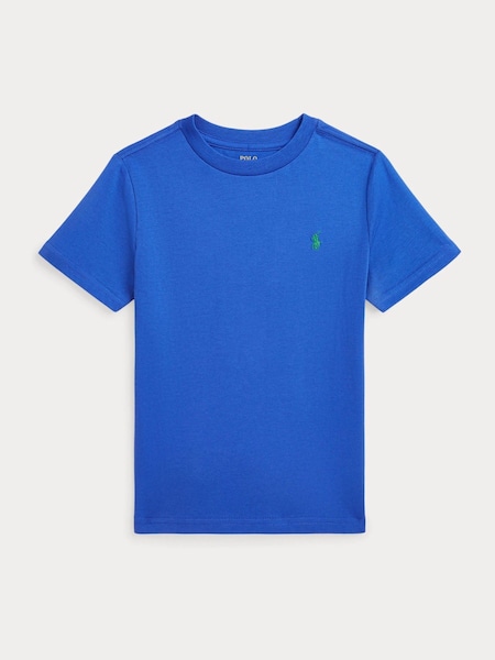 Royal Blue Boys Jersey Crewneck T-Shirt (AJ4975) | £42 - £45