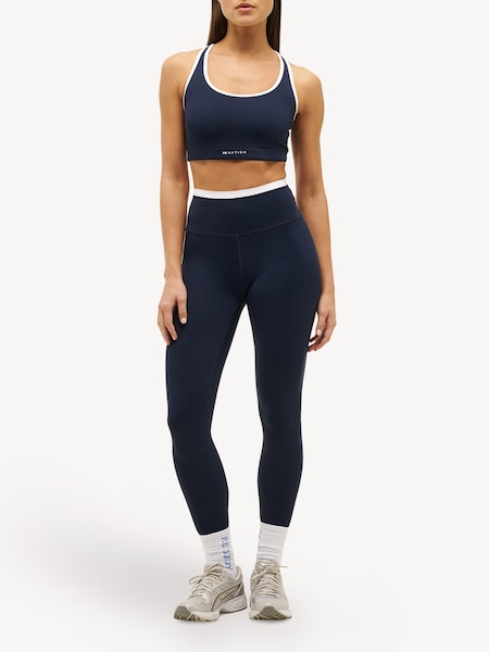 Navy Vita Full Length High Rise Leggings (AJ6249) | £60