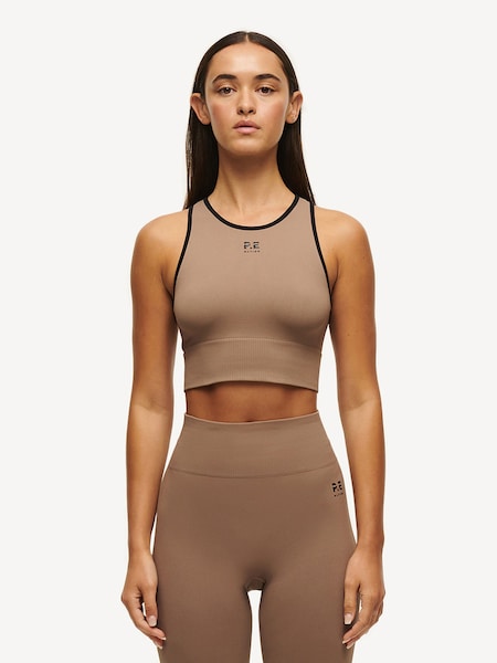 Brown Restore Seamless Tank Top (AJ6274) | £35