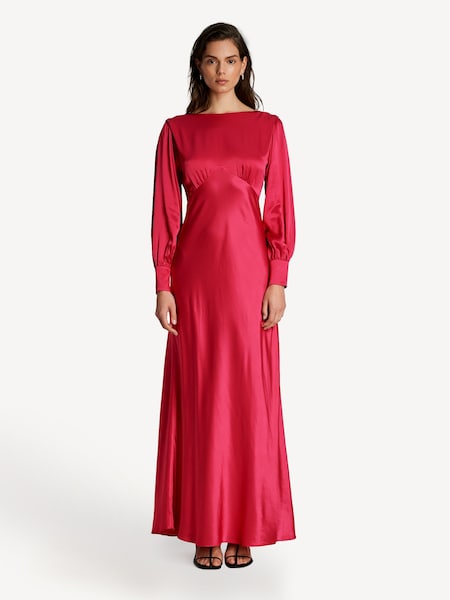 Red Marni Raspberry Maxi Dress (AJ6615) | £475