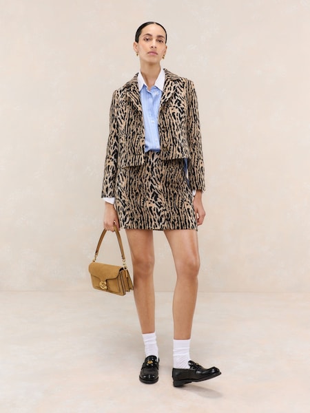 Brown Leila Bohemia Leopard Print Jacket (AJ6625) | £325