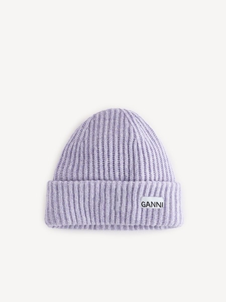 Purple Structured RIb Beanie (AJ6736) | £95